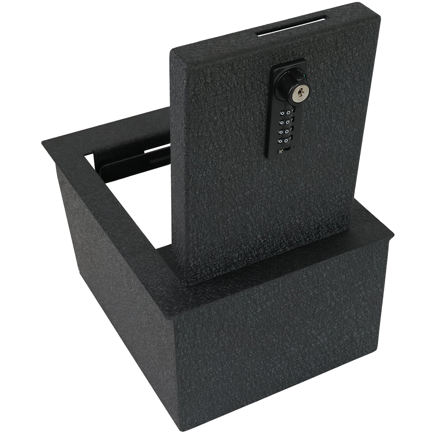 Caja fuerte para consola central para armas para Honda Ridgeline Passport y Pilot 2016-2022, cerradura de combinación de 4 dígitos con llave de respaldo.