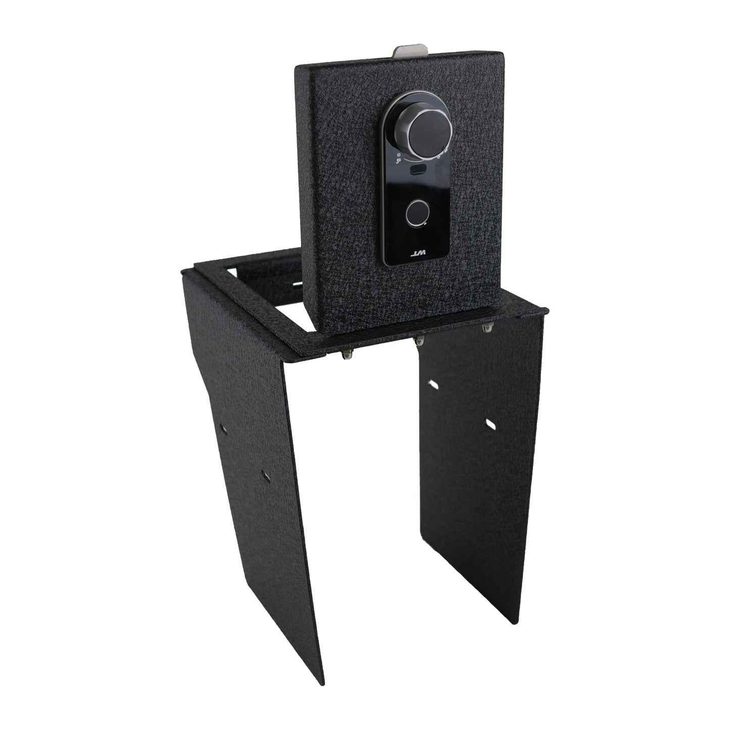Center Console Gun Safe for 2021-2025 Rivian R1S and R1T, Fingerprint Lock with Key