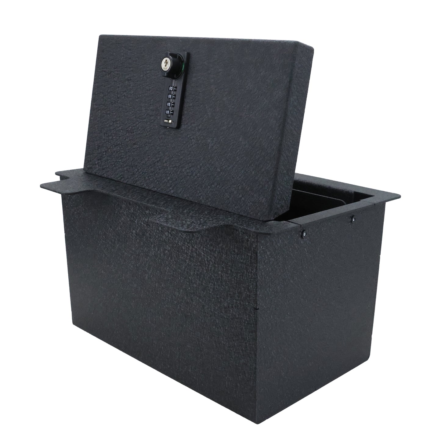 Caja fuerte para consola central para armas para Chevy Silverado 1500/GMC Sierra 1500 2019-2022, Chevy Silverado 2500/3500 2020-2022 y GMC Sierra 2500/3500, cerradura de combinación de 4 dígitos con llave