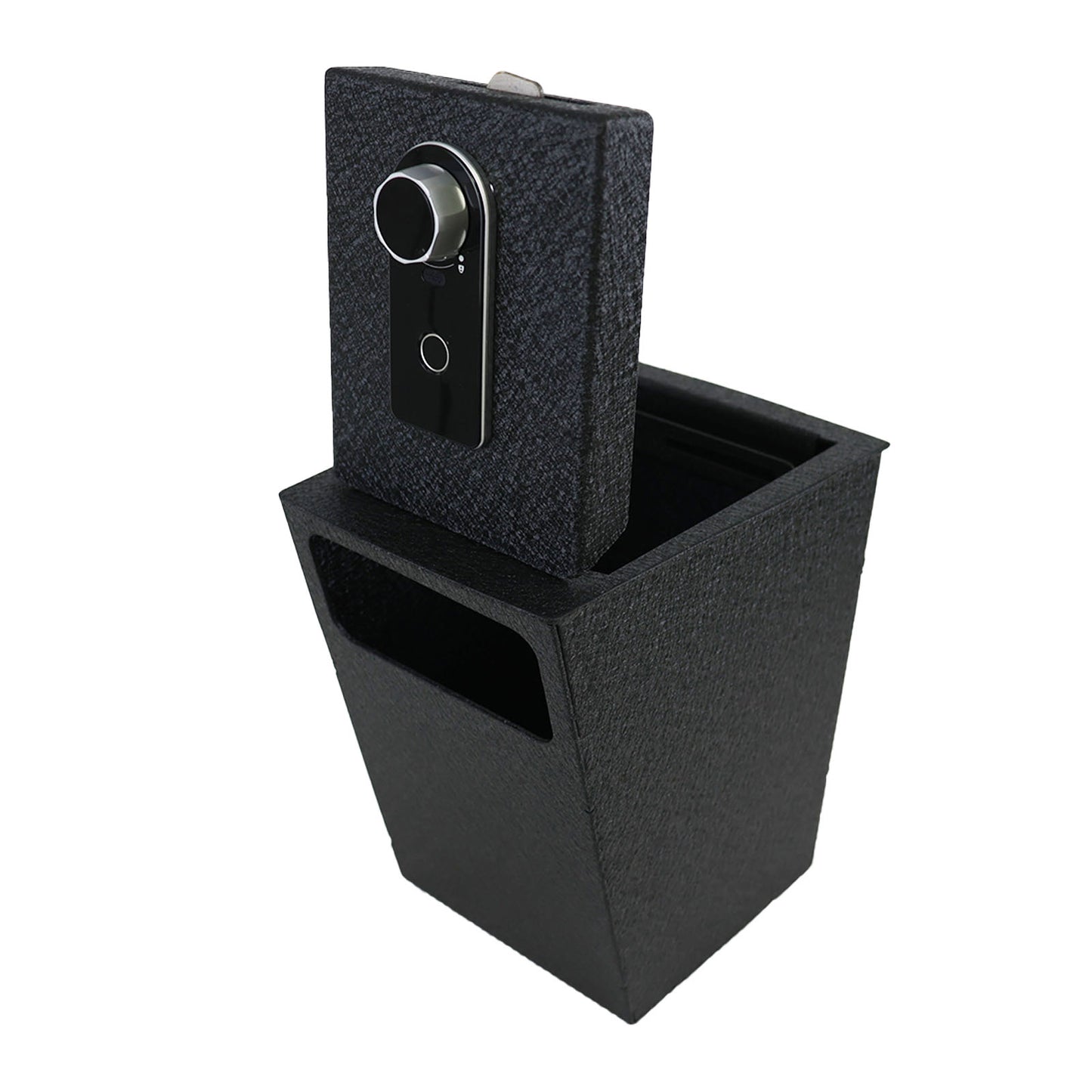 Center Console Gun Safe for 2021-2023 Hyundai Santafe, Fingerprint Lock with Key