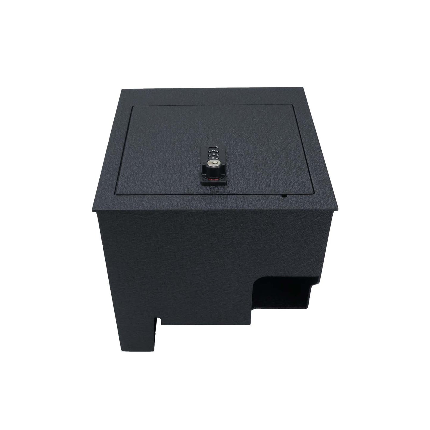 Center Console Gun Safe for 2016-2025 Nissan Titan, 4-Digit Combination Lock with Key