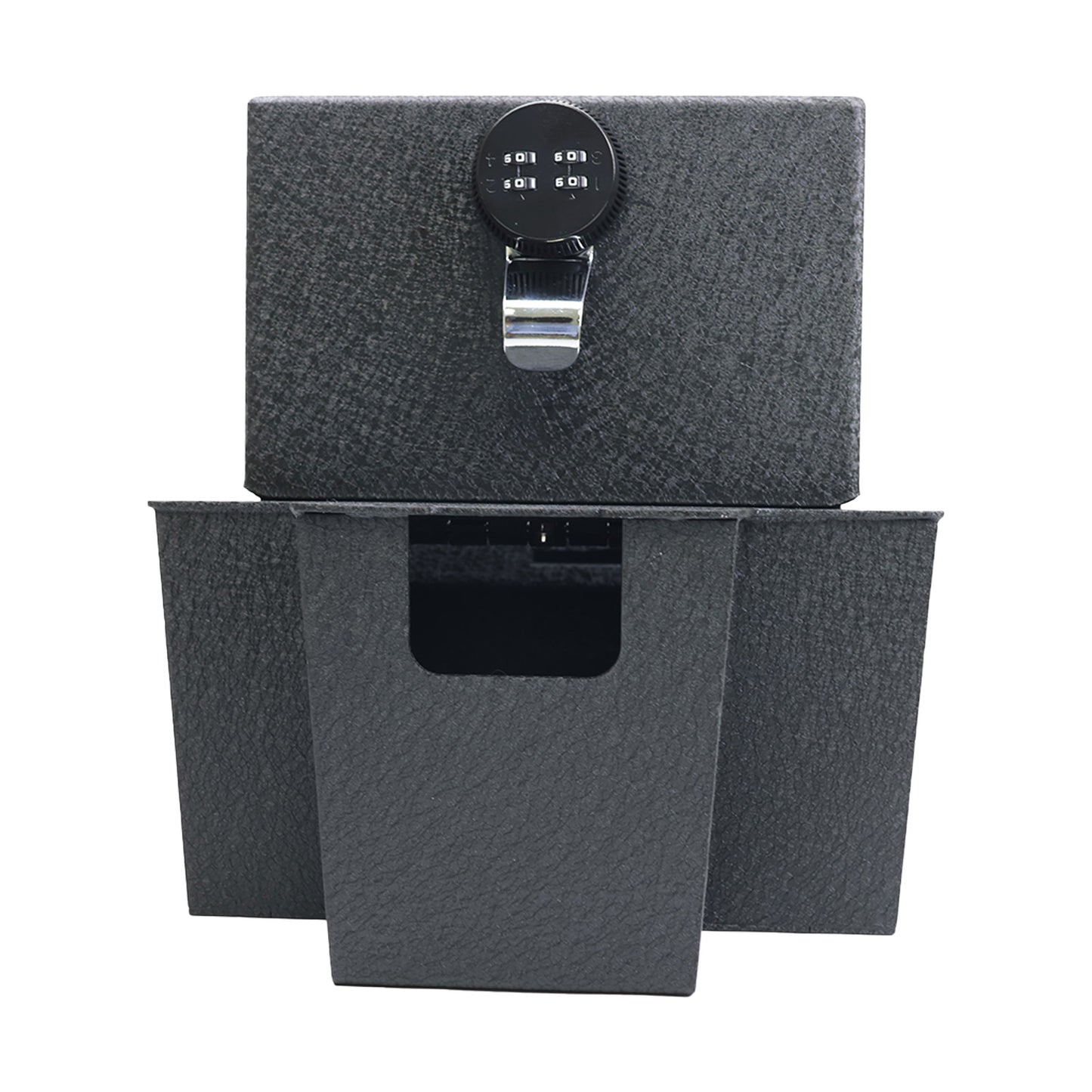 Center Console Gun Safe for 2024-2025 Chevrolet Silverado EV/GMC Sierra EV, 4-Digit Combo Lock