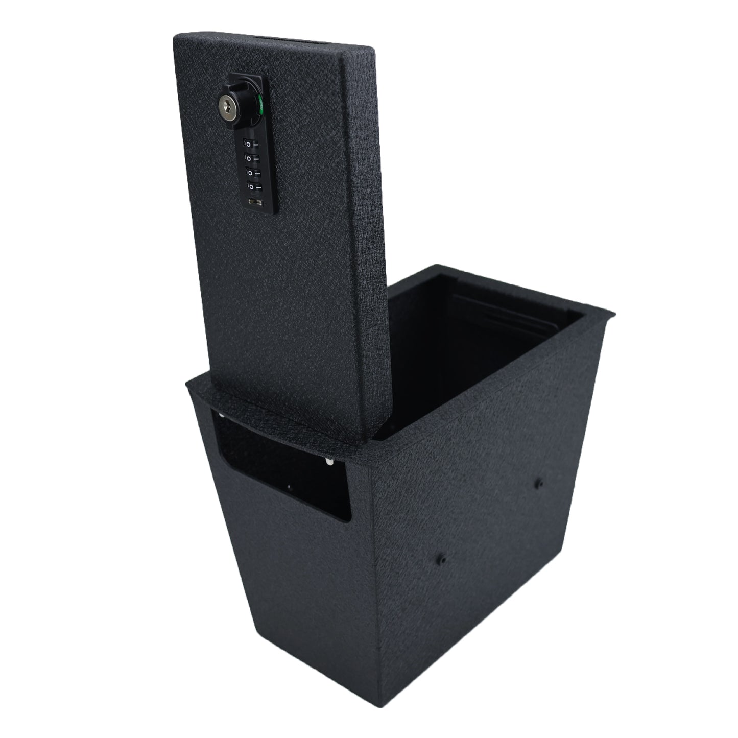 Center Console Gun Safe for 2019-2025 Subaru Ascent, 4-Digit Combination Lock with Key