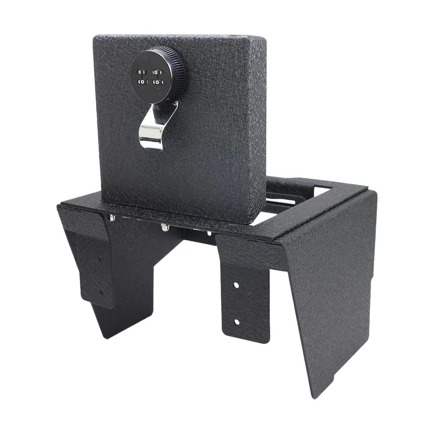 Center Console Gun Safe for 2024-2025 Ford Ranger, 4-Digit Combo Lock