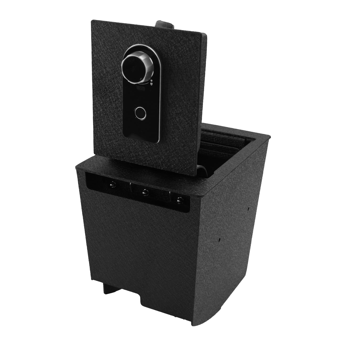 Pro Center Console Gun Safe for 2016-2025 Chevrolet Malibu, Fingerprint Lock with Key