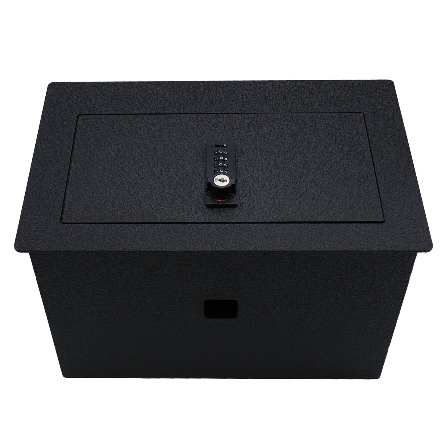 Pro Center Console Safe Gun Safe for 2015-2020 Chevrolet Suburban/Chevrolet Tahoe/Silverado, 2015-2020 GMC Yukon/Yukon XL/Sierra, 4-Digit Combination Lock with Key