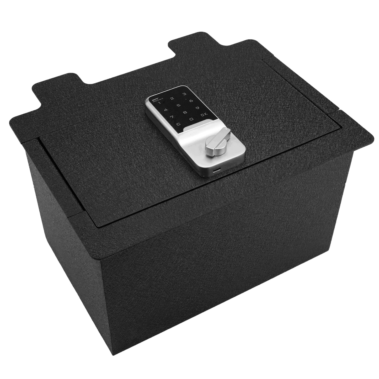 Pro Center Console Safe Gun Safe for 2019-2022 Chevrolet Silverado 1500, Electronic Number Lock