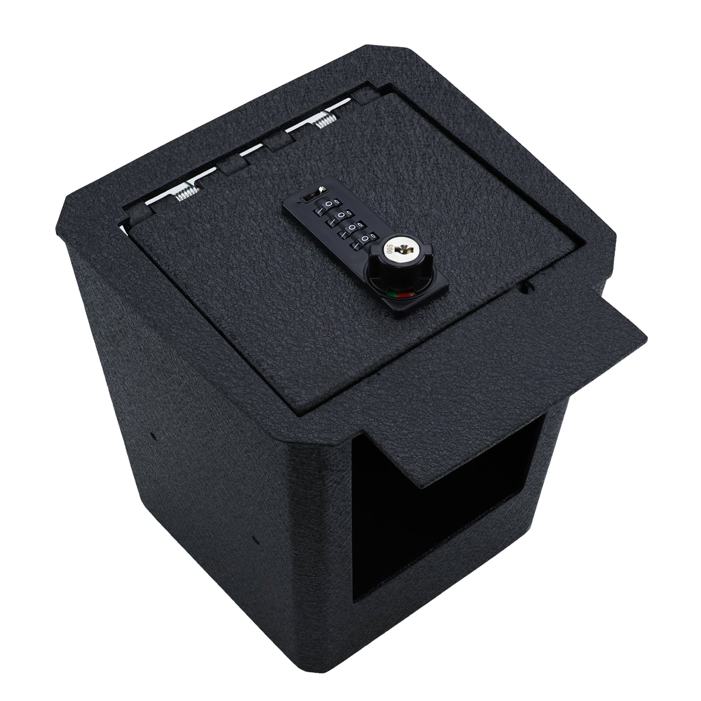 Center Console Gun Safe for 2023-2025 Chevrolet Colorado/GMC Canyon, 4-Digit Combination Lock with Key