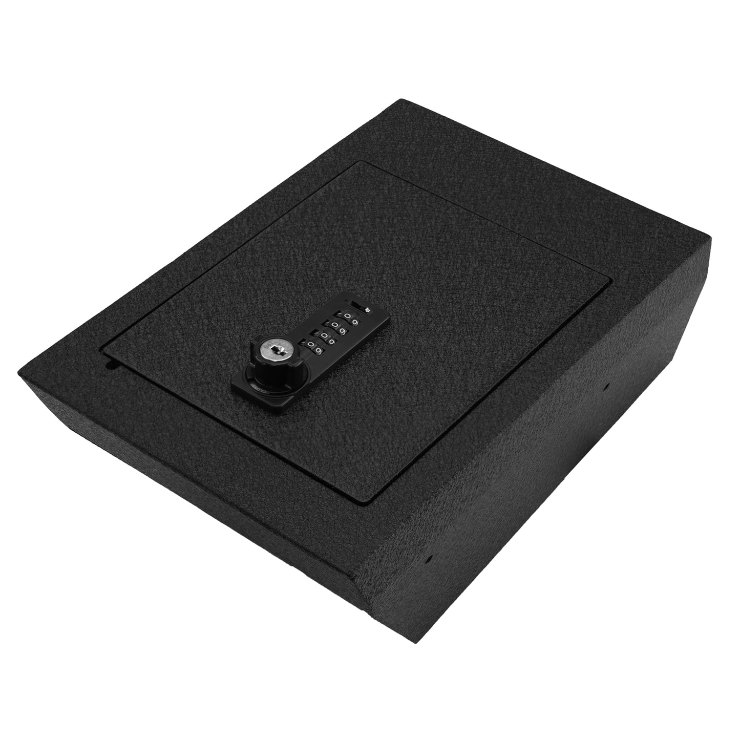 Pro Center Console Gun Safe for 2021-2025 Tesla Model S and Model X, 4-Digit Combination Lock with Key