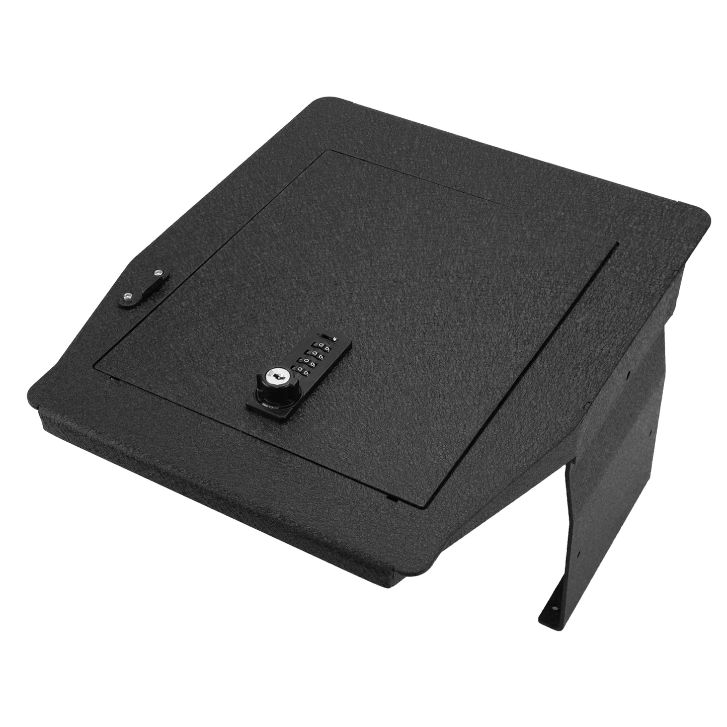 Pro Center Console Safe Gun Safe for 2015 -2020 Ford F150, 2017-2022 Ford 250/350/450 Super Duty, 2018-2024 Ford Expedition, 4-Digit Combination Lock with Key