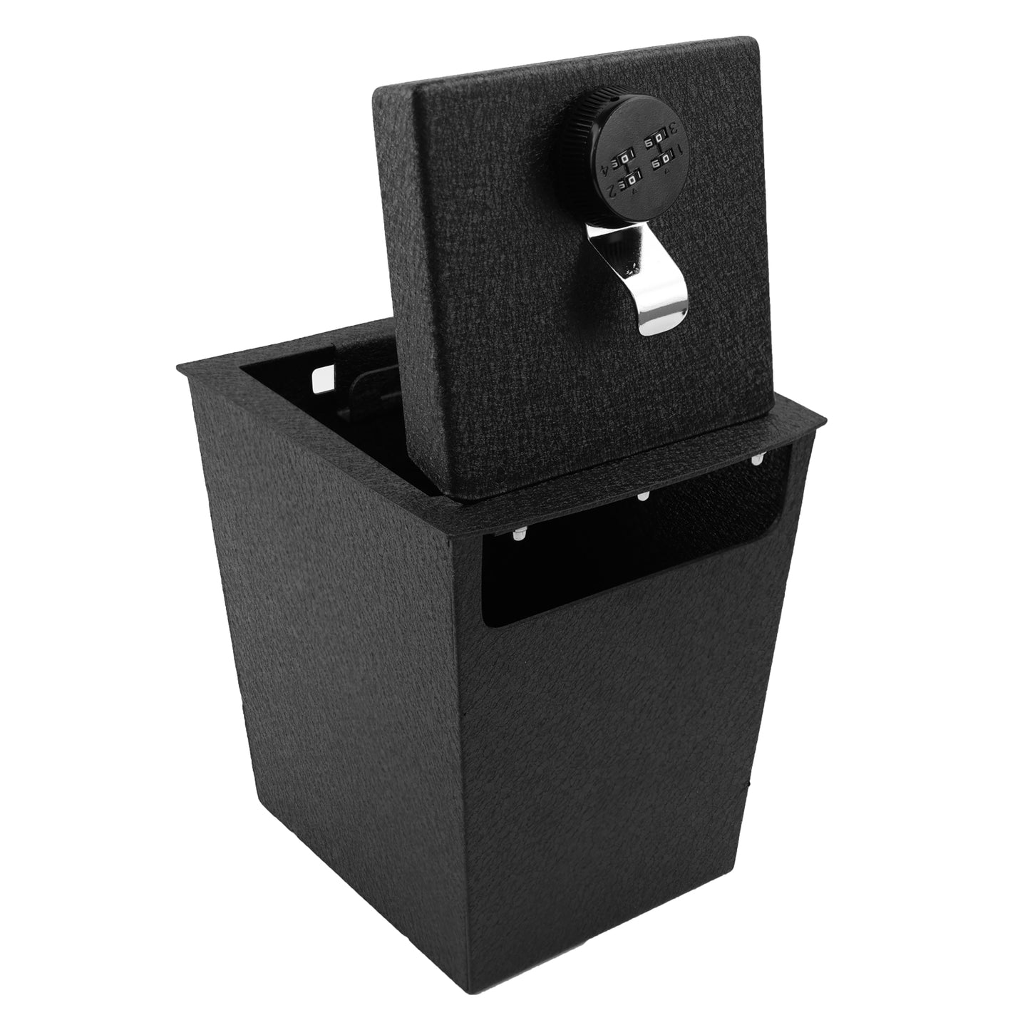 Center Console Gun Safe for 2025 Hyundai Tucson, 4-Digit Combo Lock