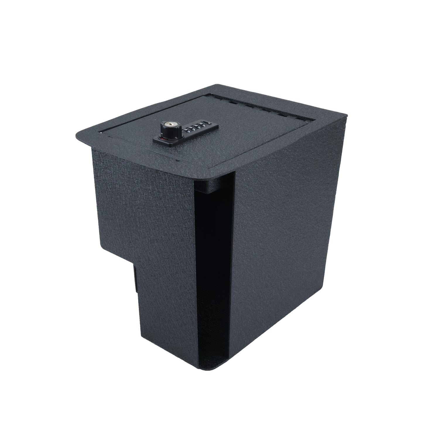 Center Console Gun Safe for 2019-2025 Kia Telluride with Cigarette Lighter, 4-Digit Combination Lock with Key