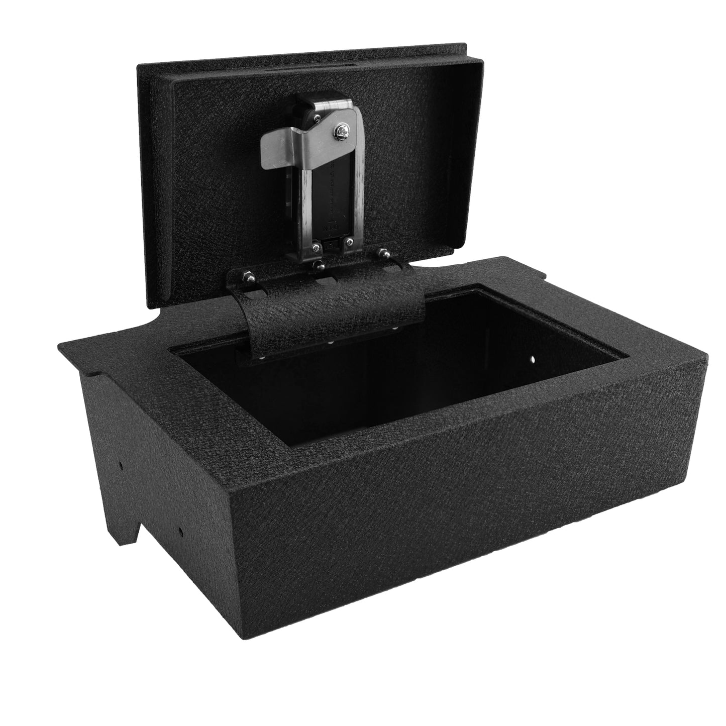 Pro Center Console Gun Safe for 2019-2025 Dodge Ram 1500/2500/3500, Fingerprint Lock with Key