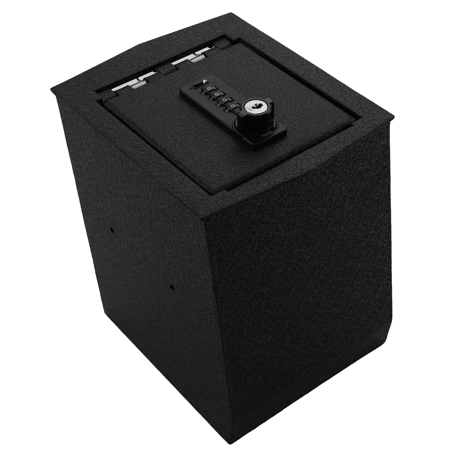 Center Console Gun Safe for 2025 Subaru Forester, 4-Digit Combination Lock with Key