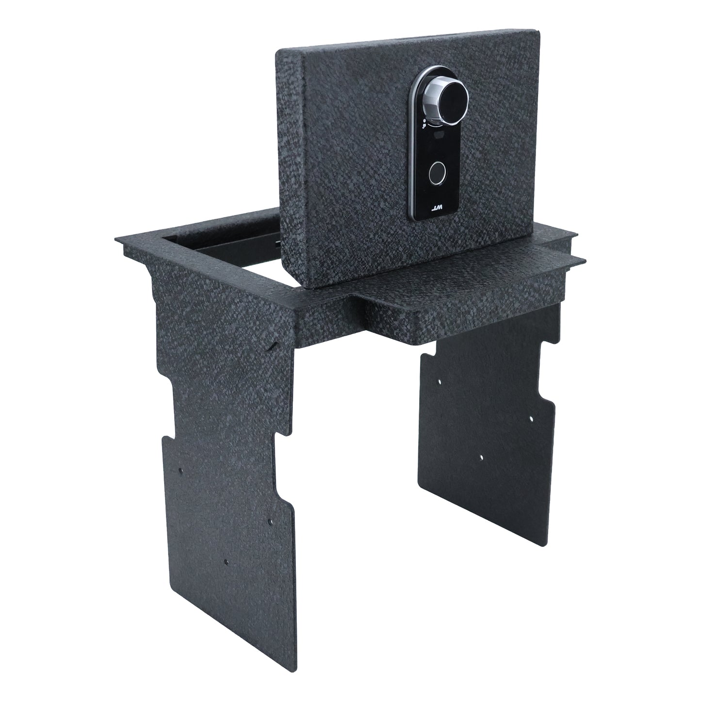 Caja fuerte para pistola de consola central delantera para Lincoln Navigator 2018-2023, cerradura de huella digital con llave