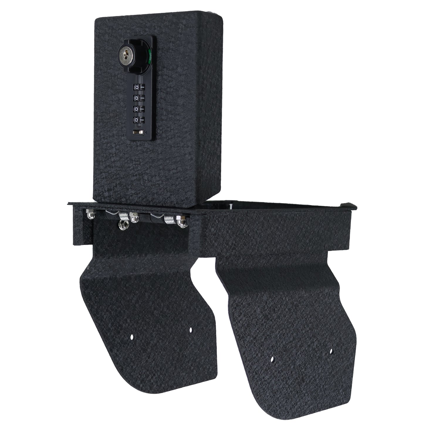 Center Console Gun Safe for 2020-2025 Mercedes Benz GLE, 4-Digit Combination Lock with Key