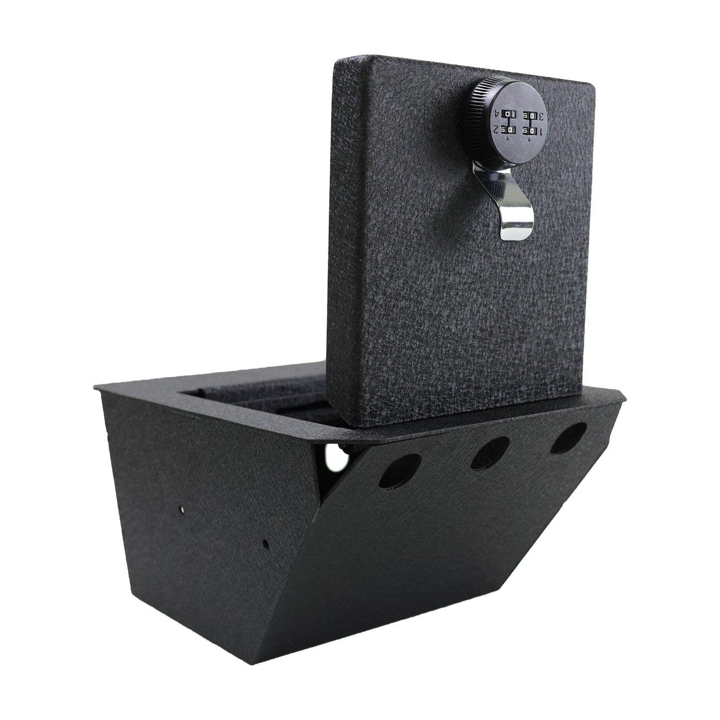 Center Console Safe Gun Safe for 2024-2025 Tesla Cybertruck, 4-Digit Combo Lock