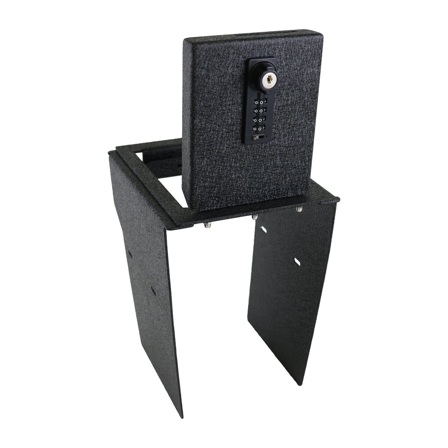 Center Console Gun Safe for 2021-2025 Rivian R1S and R1T, 4-Digit Combination Lock with Key