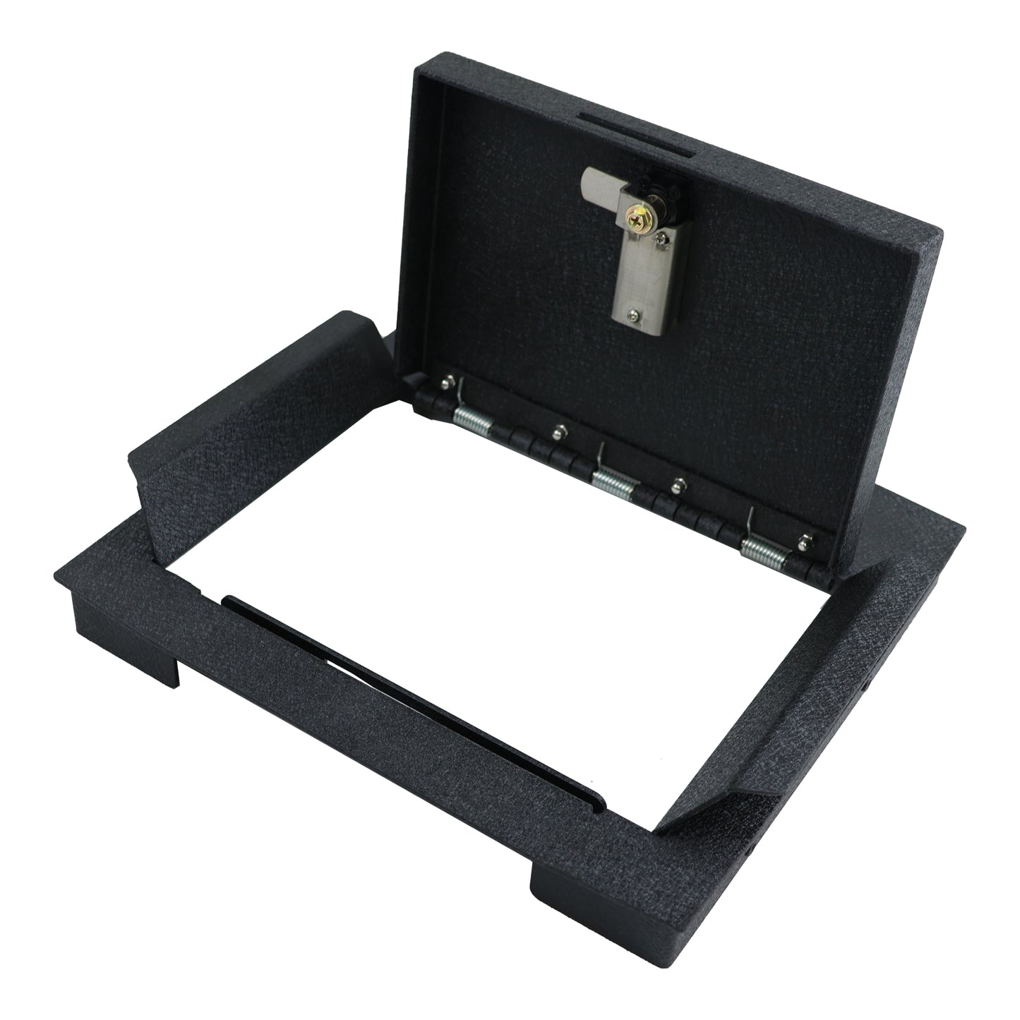 Center Console Gun Safe for 2023-2026 Ford F250 Super Duty, 4-Digit Combination Lock with Key