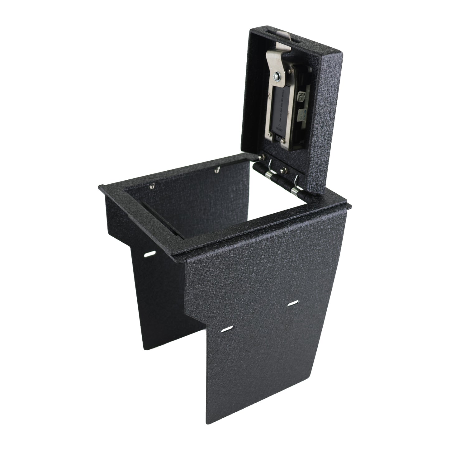Center Console Gun Safe for 2021-2025 Rivian R1S and R1T, Fingerprint Lock with Key