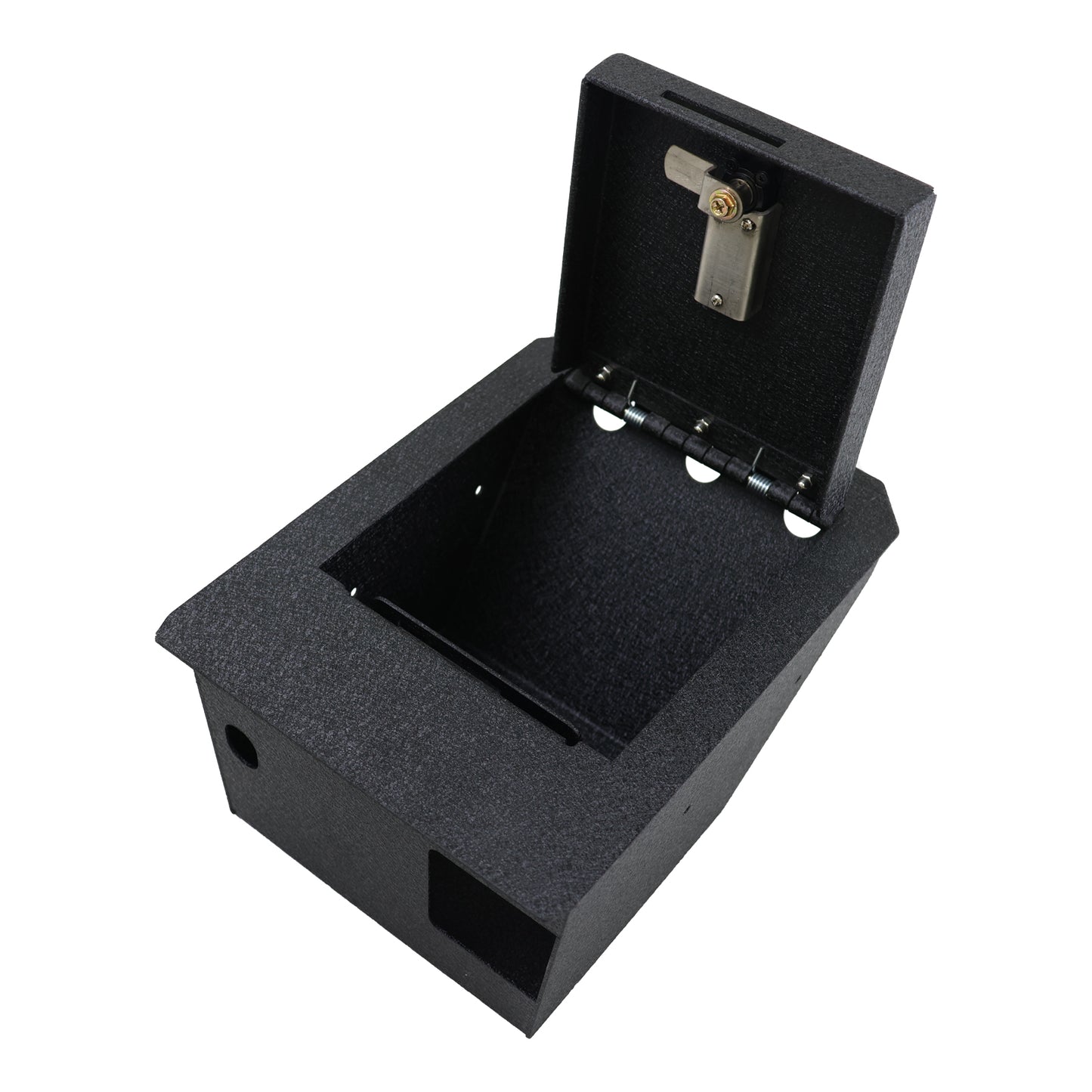 Center Console Gun Safe for 2024-2025 Tesla Cybertruck, 4-Digit Combination Lock with Key