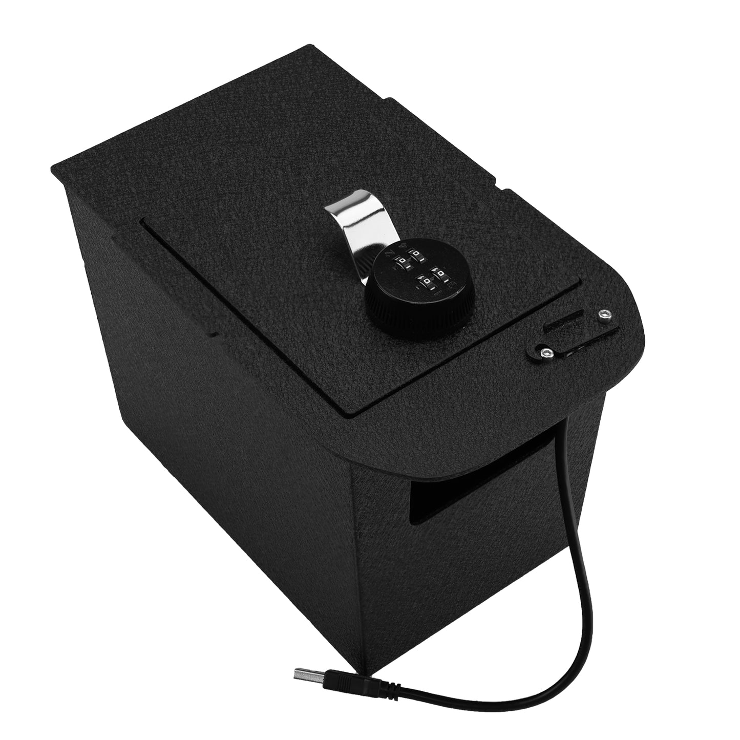 Pro Center Console Safe Gun Safe for 2019-2025 Toyota RAV4, 4-Digit Combo Lock