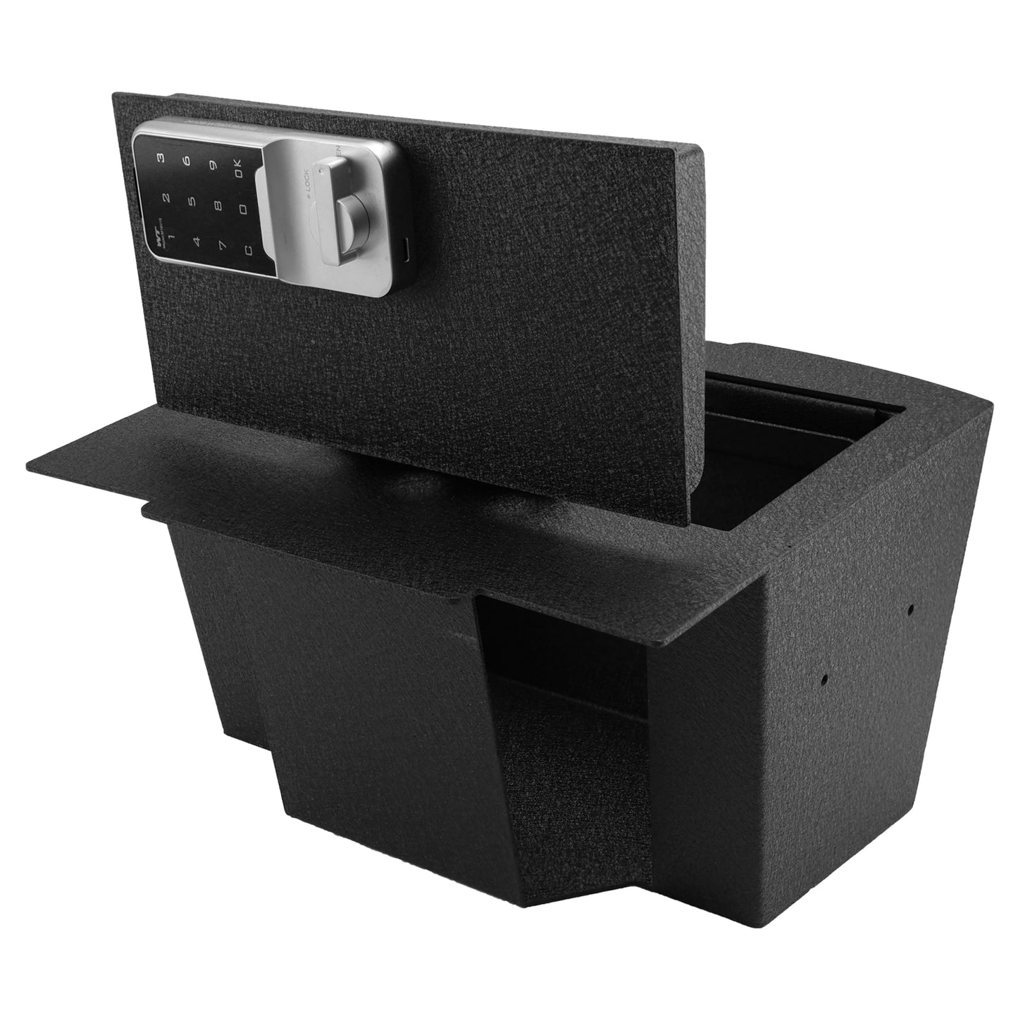 Pro Center Console Safe Gun Safe for 2009-2018 Dodge Ram 1500 2500 3500 and 2019 Dodge Ram 1500 Classic, Electronic Number Lock