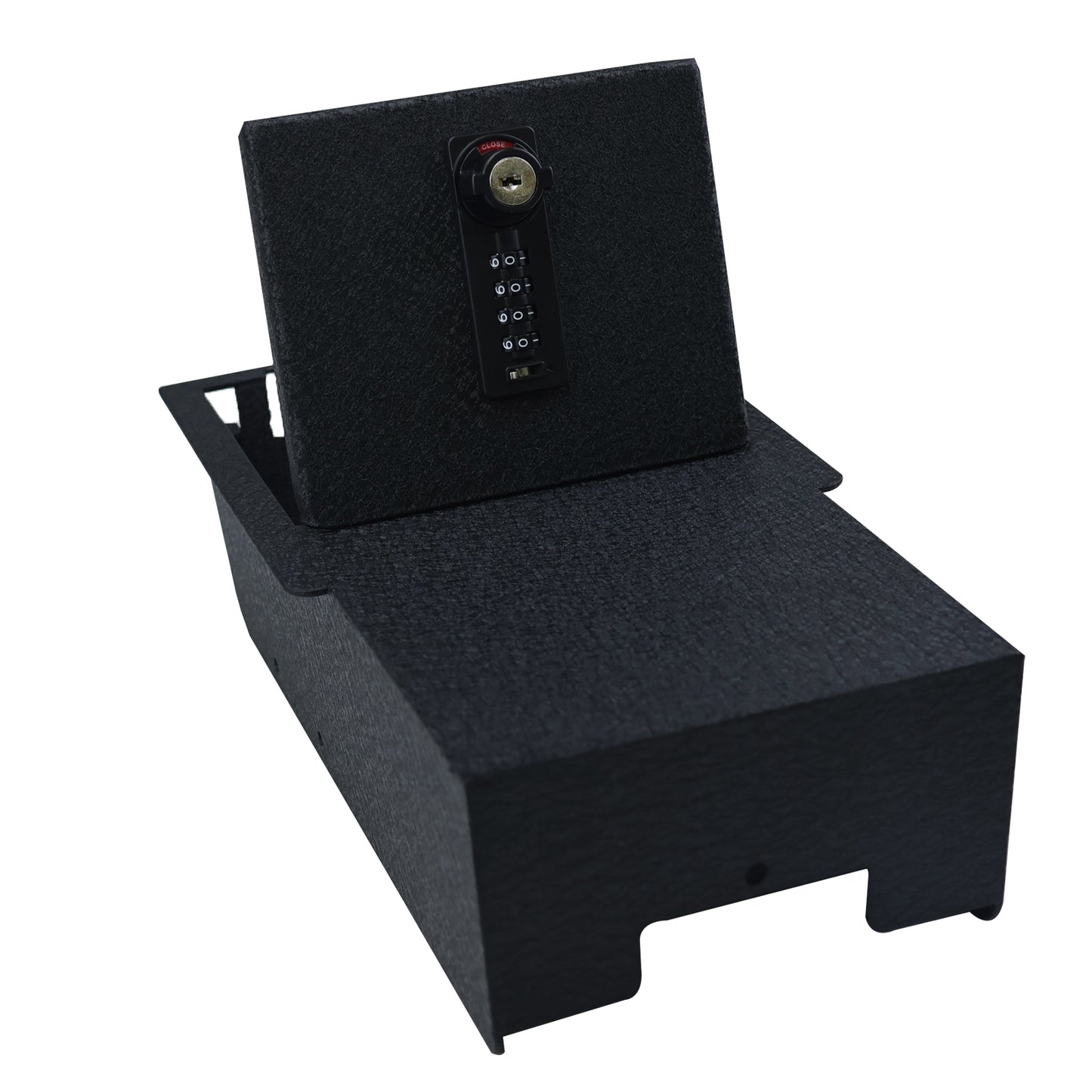 Center Console Gun Safe for 2021-2023 Tesla Model 3, 2021-2024 Tesla Model Y, 4-Digit Combination Lock with Key