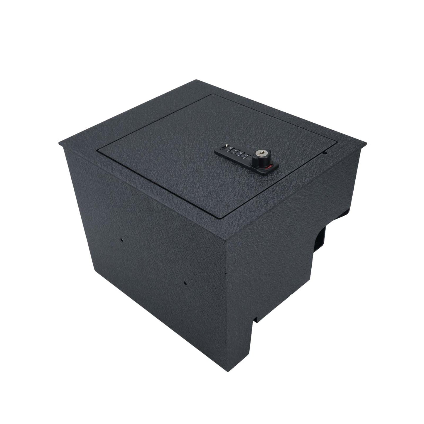 Center Console Gun Safe for 2016-2025 Nissan Titan, 4-Digit Combination Lock with Key
