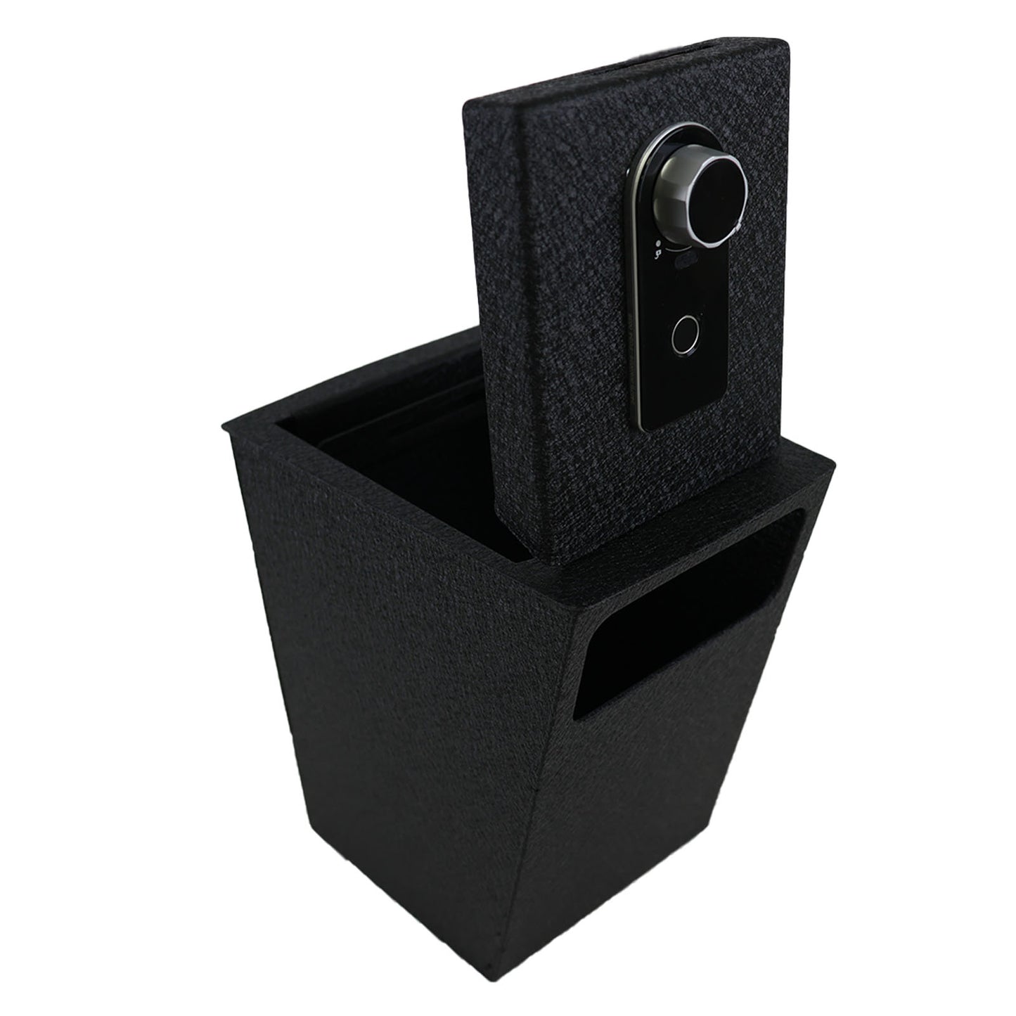 Center Console Gun Safe for 2021-2023 Hyundai Santafe, Fingerprint Lock with Key