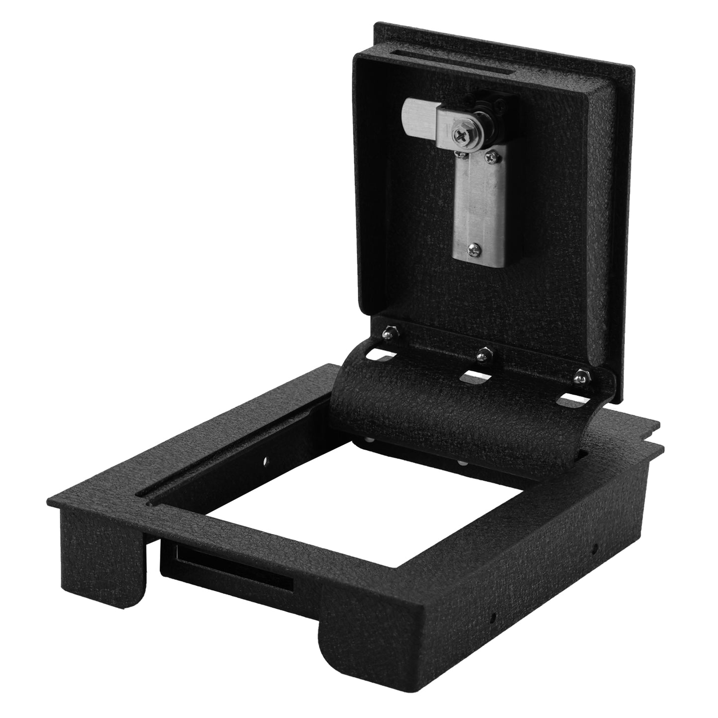 Center Console Gun Safe for 2020-2024 Ford Edge, 4-Digit Combination Lock with Key