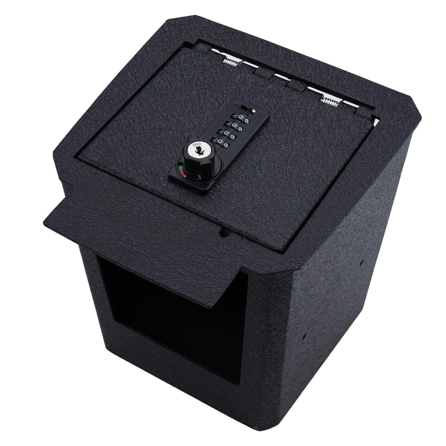 Center Console Gun Safe for 2023-2025 Chevrolet Colorado/GMC Canyon, 4-Digit Combination Lock with Key