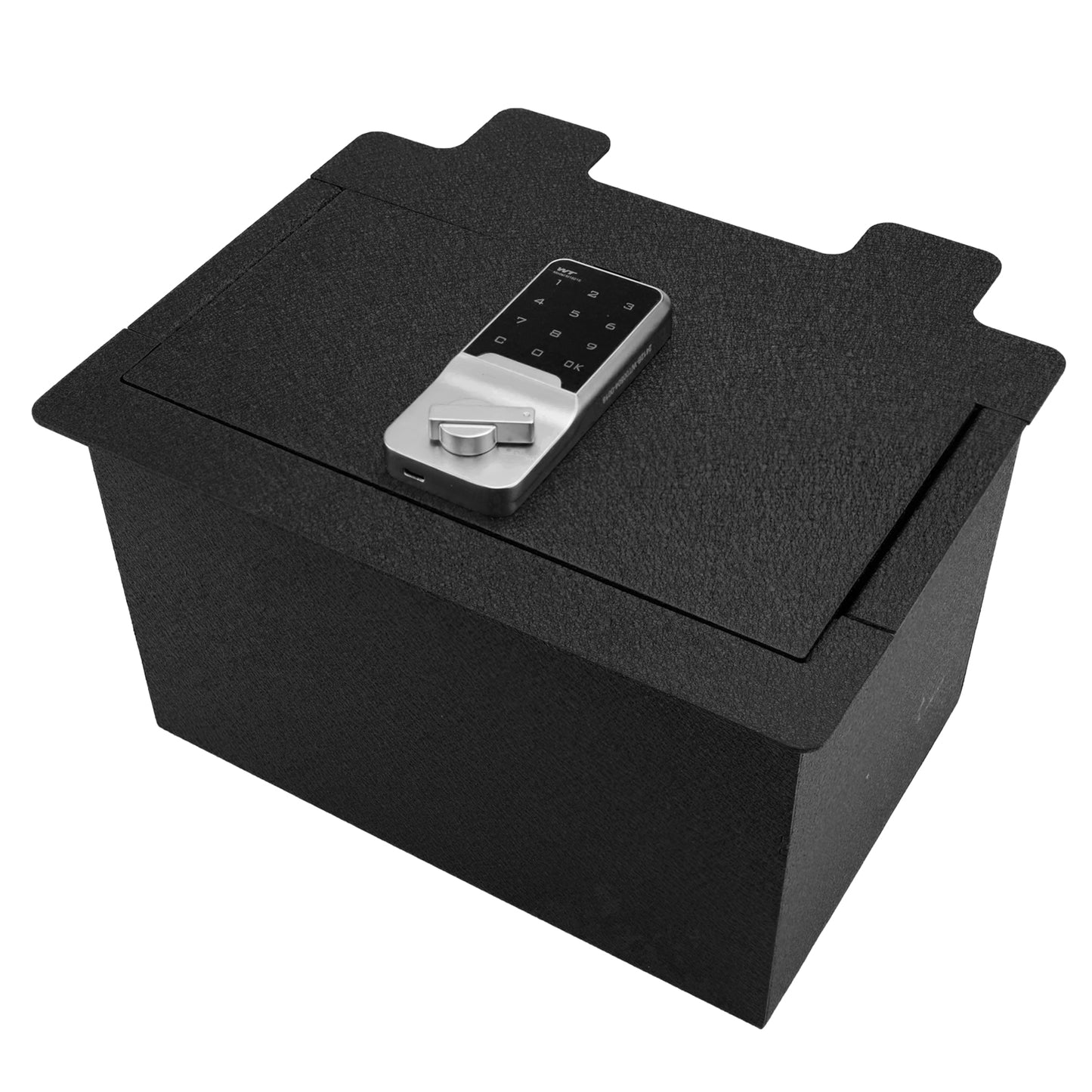 Pro Center Console Safe Gun Safe for 2019-2022 Chevrolet Silverado 1500, Electronic Number Lock