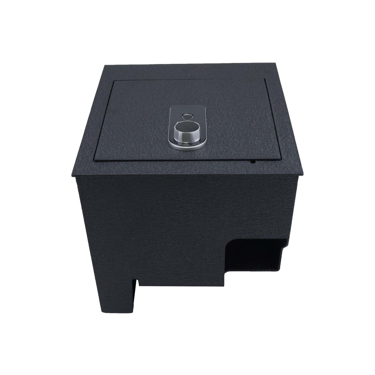 Center Console Gun Safe for 2016-2025 Nissan Titan, Fingerprint Lock with Key