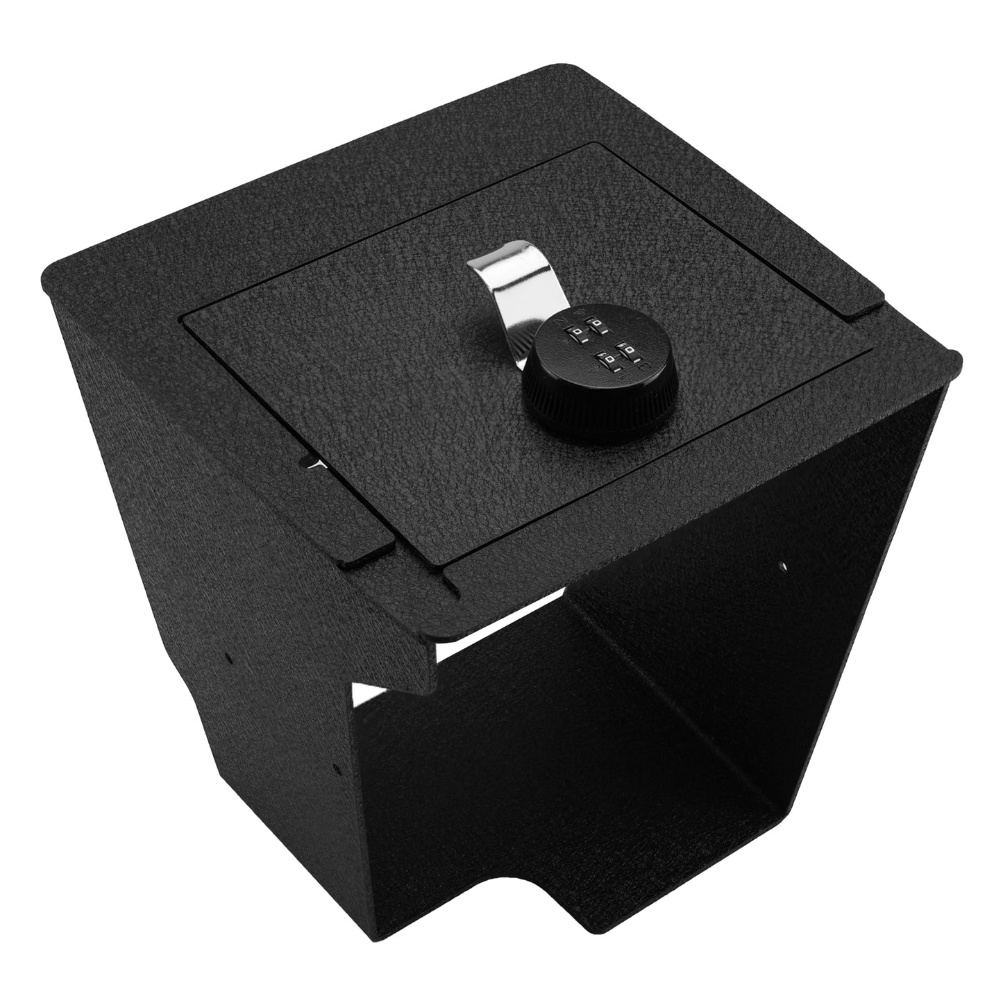 Center Console Gun Safe for 2022-2025 Nissan Frontier, 4-Digit Combo Lock