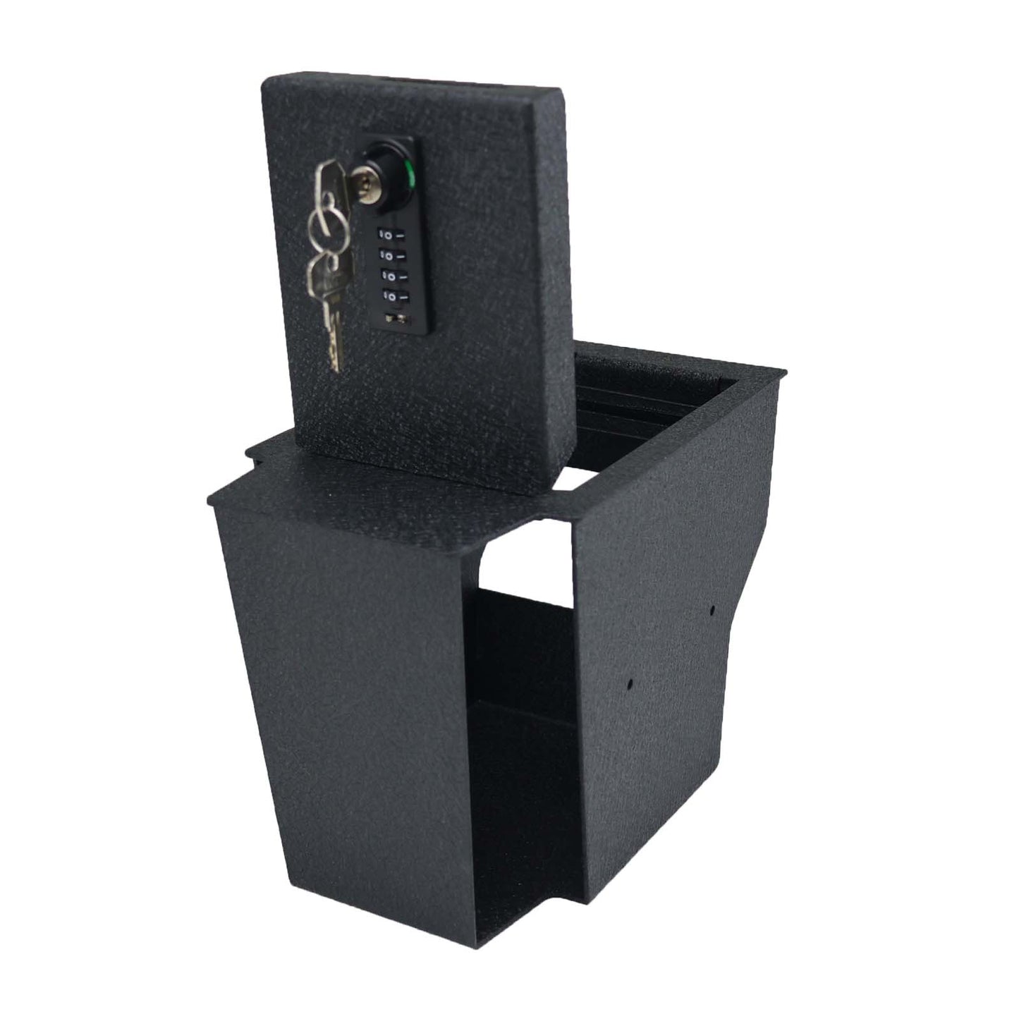 Center Console Gun Safe for 2019-2025 Chevrolet Blazer, 4-Digit Combination Lock with Key