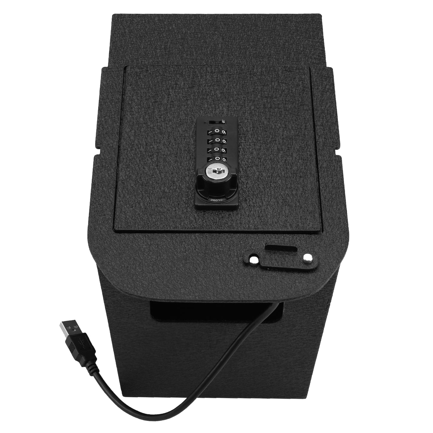 Pro Center Console Safe Gun Safe for 2019-2025 Toyota RAV4, 4-Digit Combination Lock with Key