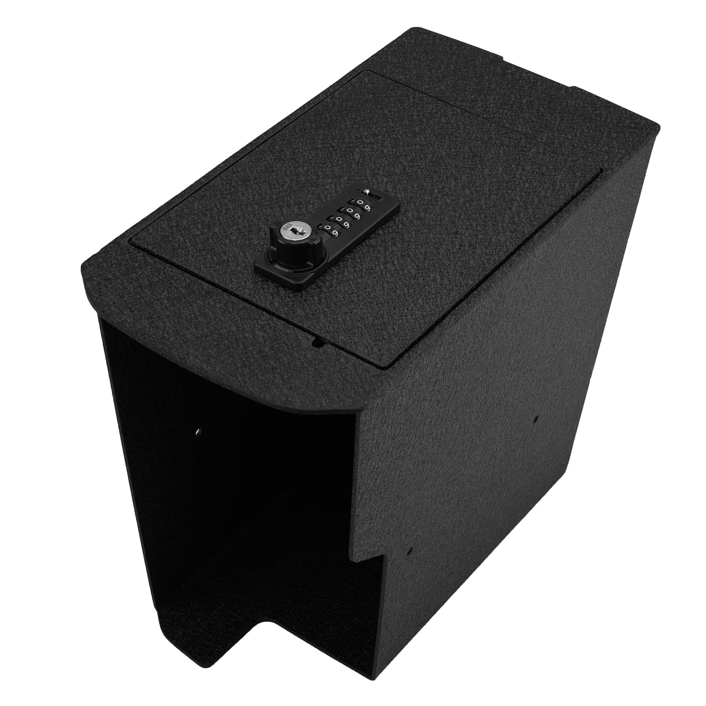 Center Console Gun Safe for 2018-2024 GMC Terrain, 4-Digit Combination Lock with Key