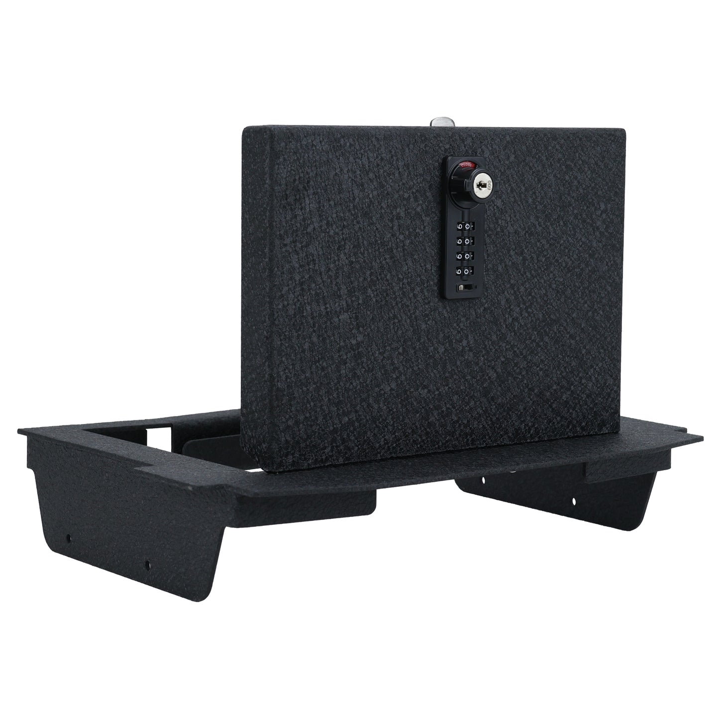 Center Console Safe Gun Safe for 2021-2024 RAM TRX, 2022-2025 RAM GT, 2025 Ram RHO, 4-Digit Combination Lock with Key