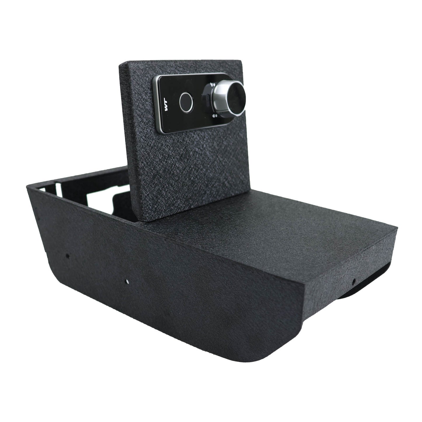 Center Console Gun Safe for 2024-2025 Tesla Model 3, Fingerprint Lock with Key