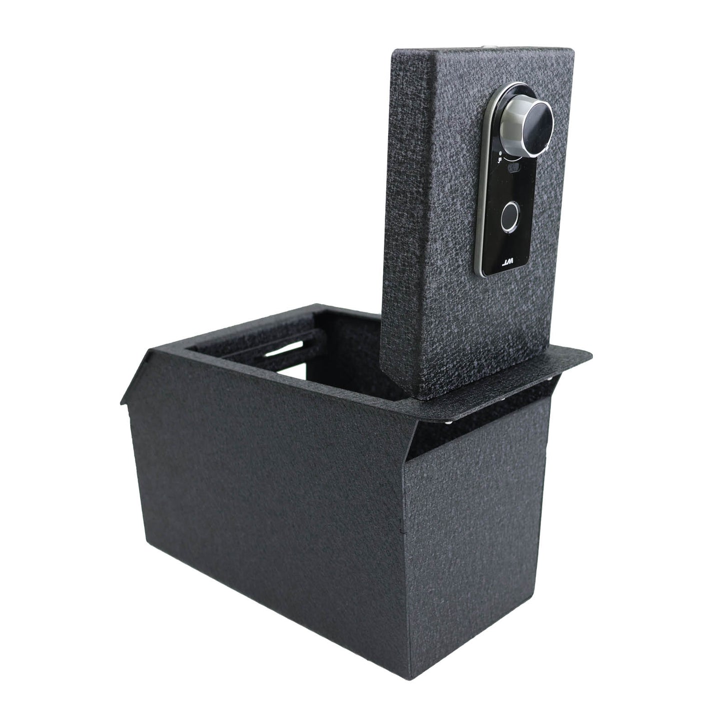 Center Console Gun Safe for 2018-2024 Toyota Camry, Fingerprint Lock with Key