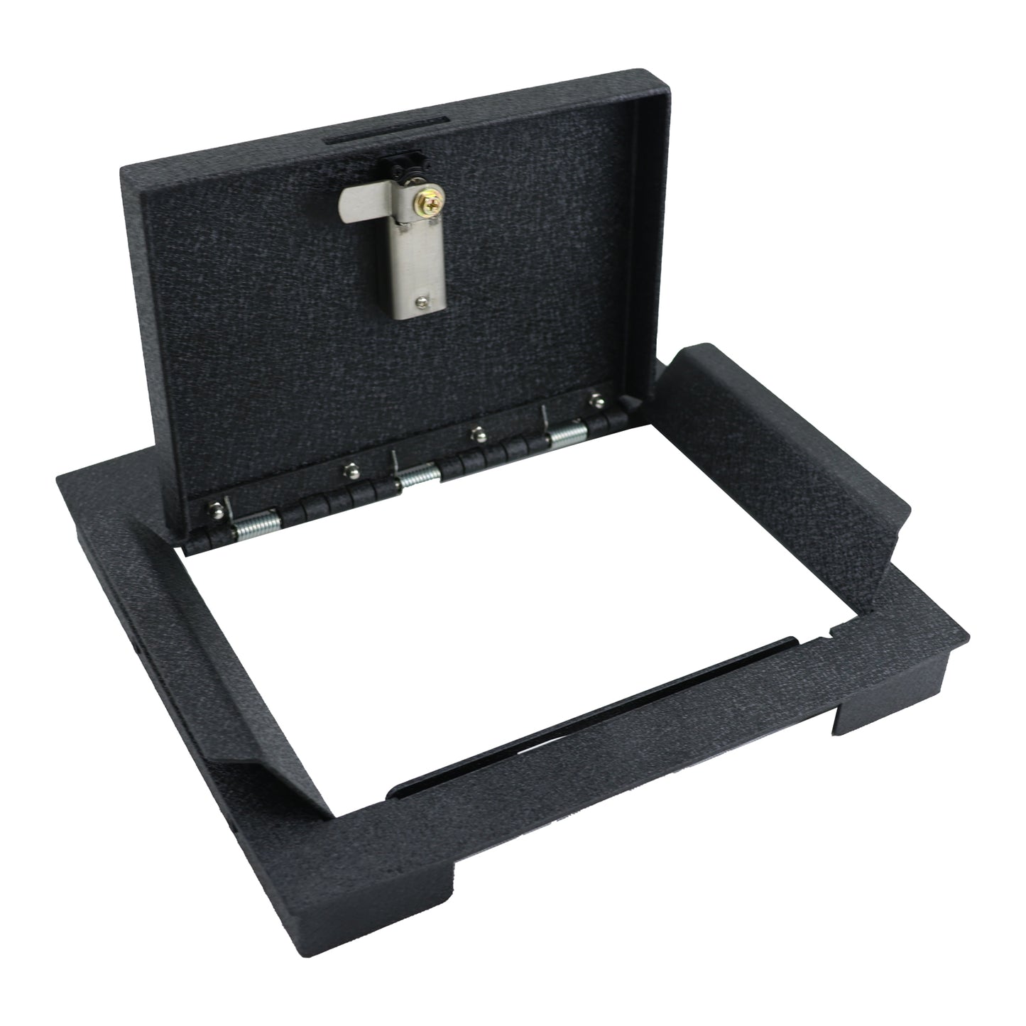 Center Console Gun Safe for 2023-2026 Ford F250 Super Duty, 4-Digit Combination Lock with Key