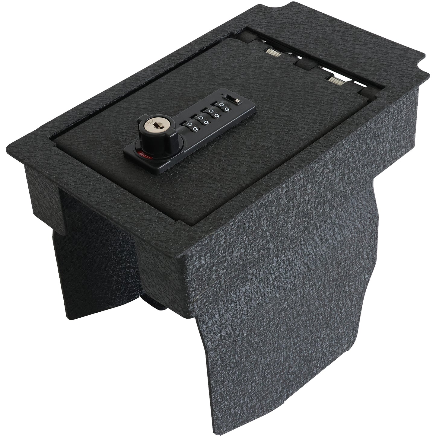 Caja fuerte para consola central para Lincoln MKC 2015-2019, cerradura de combinación de 4 dígitos con llave