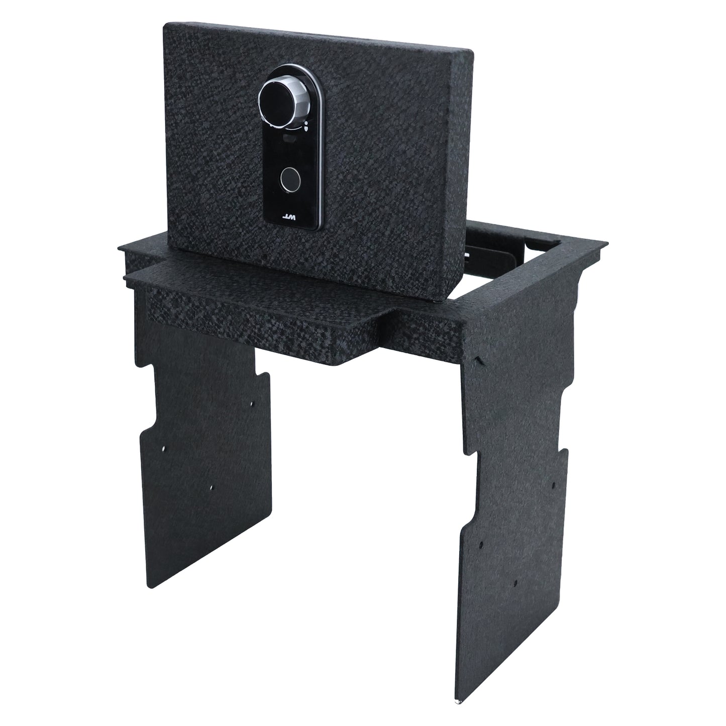 Caja fuerte para pistola de consola central delantera para Lincoln Navigator 2018-2023, cerradura de huella digital con llave