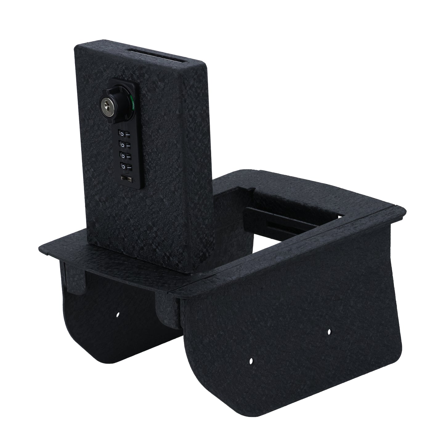 Center Console Safe Gun Safe for 2011-2022 Jeep Grand Cherokee and Dodge Durango, 4-Digit Combination Lock with Key