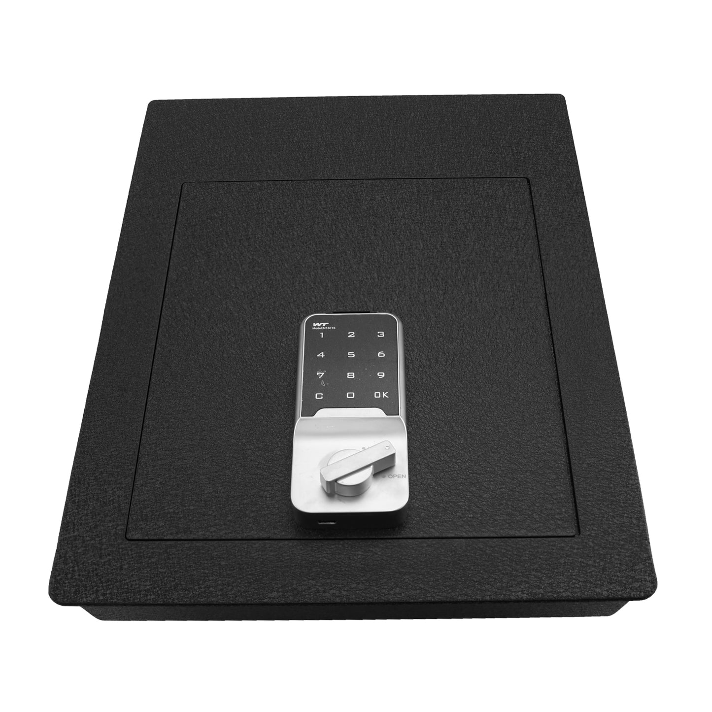 Pro Under Seat Console Safe for 2014 to 2018 Chevrolet Silverado 1500 and GMC Sierra 1500 with a underseat console bench seat, Electronic Number Lock