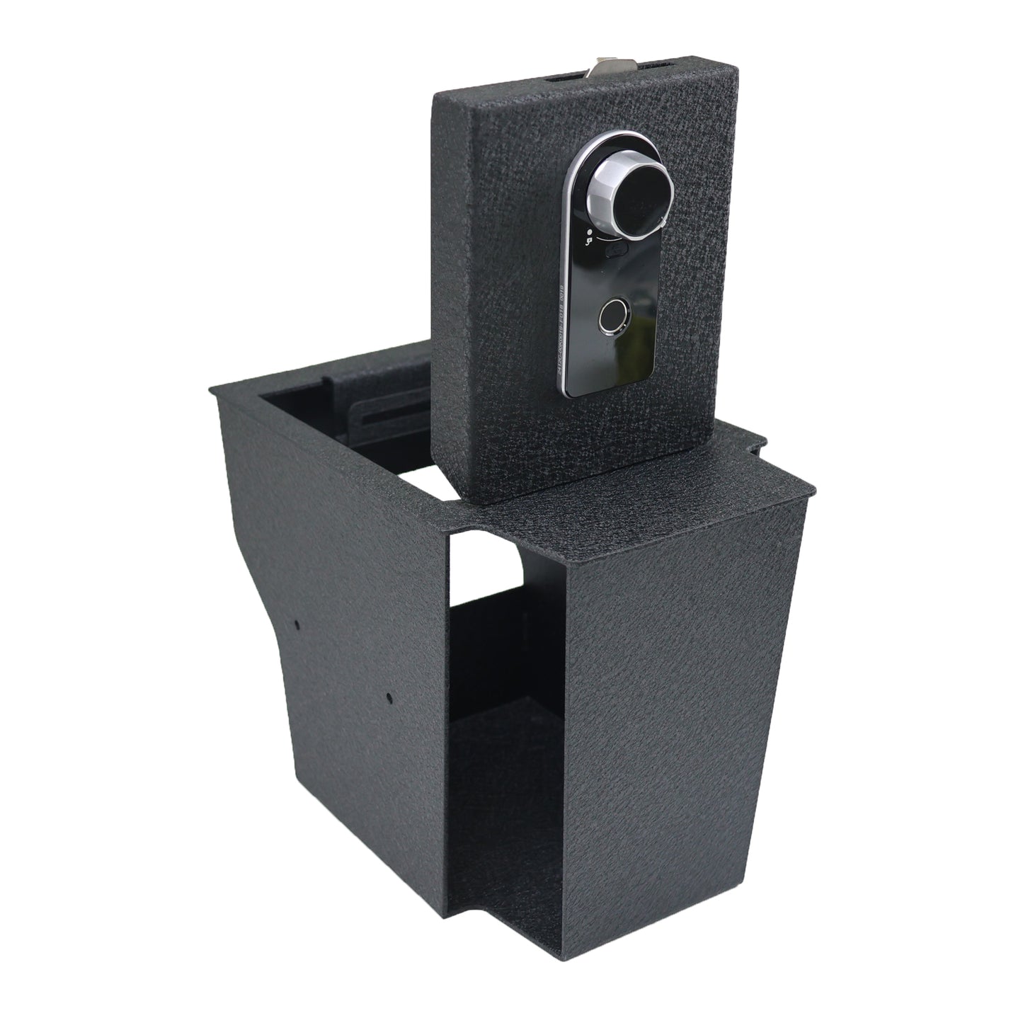 Center Console Gun Safe for 2019-2025 Chevrolet Blazer, Fingerprint Lock with Key