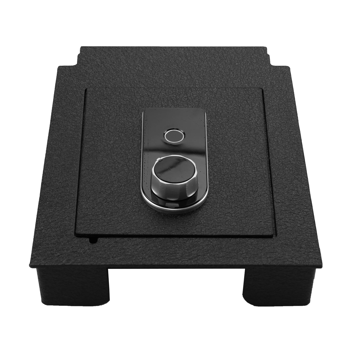 Center Console Gun Safe for 2020-2024 Ford Edge, Fingerprint Lock with Key