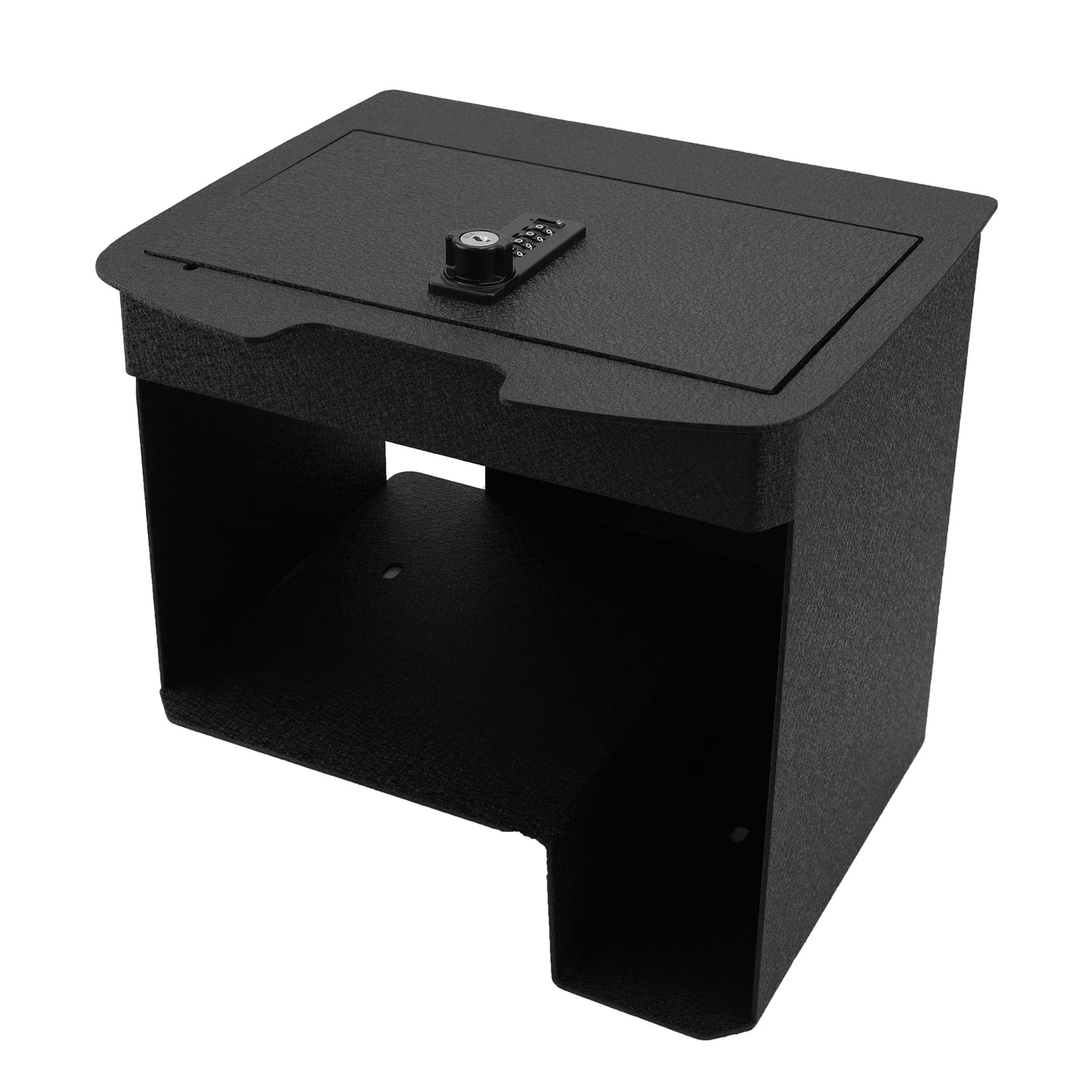 Pro Center Console Gun Safe for 2007-2013 Chevrolet Silverado 1500, 4-Digit Combination Lock with Key