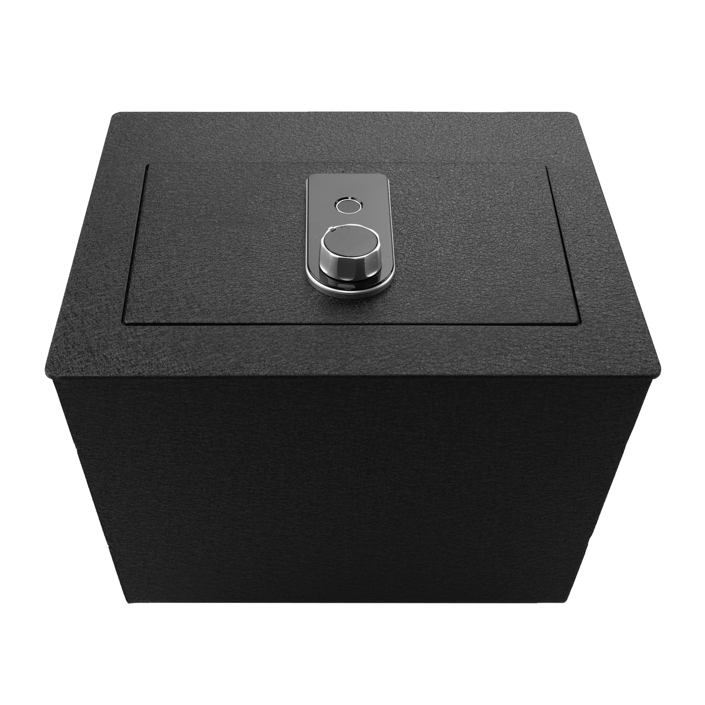 Center Console Gun Safe for 2022-2025 Jeep Grand Wagoneer, Fingerprint Lock with Key